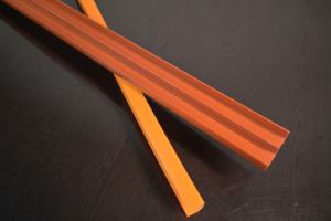 Industrial PVC E-Channel Profile - Durable <b>Plastic</b> <b>Slide</b> Track for Furniture, Cabinet Doors & Sliding Panels - Multi-Color - Product Image 4