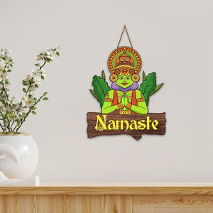 Namaste Quote Art Deco Support mural en bois pour la maison, le bureau, la chambre, cadeau - Product Image 3