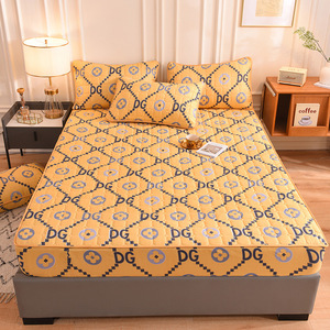 Drap de lit épais de luxe pour chambre à coucher, ensemble de literie en polyester imprimé à 100% - Product Image 1