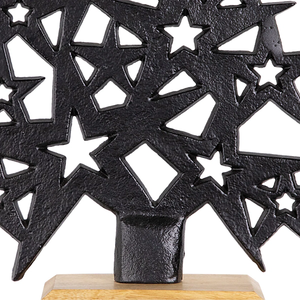 Stylish Abstract Metal Christmas Tree Modern Decorative Tabletop <b>Ornament</b> for Living Room Office Bedroom Desk At Reasonable Rate - Product Image 5