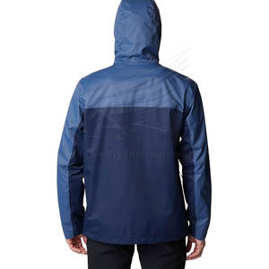 Chaqueta Impermeable con Capucha para Hombre, Precio al por Mayor, de Alta Calidad, con Logotipo Frontal, Transpirable, Nailon/Poliéster, Calidad Premium 2026 - Product Image 2