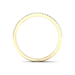 Anillo Clásico en Espiral con Diamante Cultivado en Laboratorio, Oro 10K/14K/18K, Plata 925/935, Bañado en Rodio, para Boda, Compromiso o Fiesta - Product Image 4