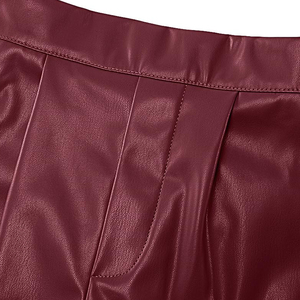 New Style Unique Design <b>Women</b> Cowhide <b>Leather</b> <b>Shorts</b> Best Selling Customized Made <b>Women's</b> <b>Leather</b> <b>Shorts</b> Customized Size - Product Image 4