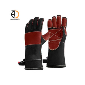 Guantes de Soldadura de Cuero Resistentes al Calor, Guantes de Seguridad para Trabajo - Product Image 4