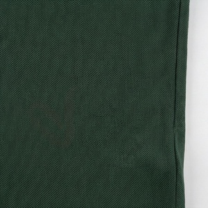 <b>Men's</b> Dark <b>Green</b> Long Sleeve <b>Polo</b> <b>Shirt</b> Cotton Jersey Knitted Casual Solid Design Regular Fit Anti-shrink Button Front - Product Image 5