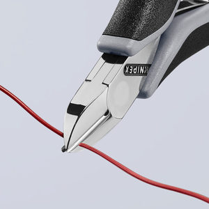 KNIPEX 77 42 115 ESD Electronics Diagonal Cutter Precision Side Cutting Pliers 115mm Anti Static Comfort Grip for PCB Fine Wire - Product Image 3