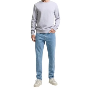 Hot Sale Wholesale Men's Cotton Breathable Denim <b>Jeans</b> with Embroidery Customizable Labels & Spring Season <b>Workwear</b> - Product Image 2
