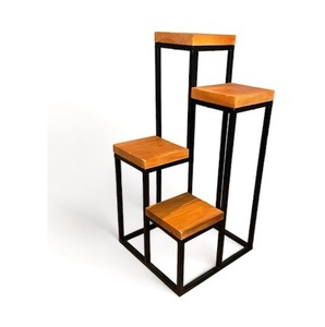 Support de pot de plante en métal minimaliste avec une structure robuste pour l'intérieur, l'extérieur, le jardin, le balcon, le salon, l'affichage de plantes - Product Image 2