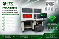 Machine de découpe au laser vert de haute précision pour diamants, avec logiciel SMART, 20W 110V, pour la découpe de diamants CVD HPHT pour bijoux fins