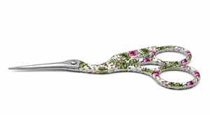 Ciseaux à broder vintage à motif floral, 4,5 pouces, en acier inoxydable, pointe aiguisée, pour travaux d'aiguille, couture, artisanat, OEM, DIY - Product Image 3