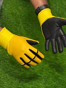 Guantes de Cuero Morados y Verde Menta con Correa Ajustable para la Muñeca para Uso en Exteriores, Guantes de Béisbol - Product Image 2