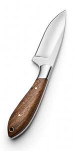 Herramienta de campo para exteriores de acero pulido a mano, personalizada, con mango de madera dura de nogal - Product Image 4