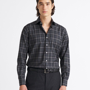 Camisa de vestir informal elegante para hombre, diseño cómodo de secado rápido, camisa estampada a la moda para hombre, colección de verano a cuadros moderna - Product Image 4