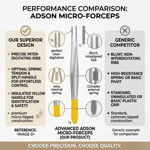 Pinzas Cushing TC 175mm, Instrumento Médico Reutilizable de Acero Inoxidable - Product Image 4