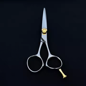 Ciseaux de coiffure professionnels japonais en acier inoxydable argenté plaqué titane, design unique, pour droitiers, pour salon de beauté - Product Image 6