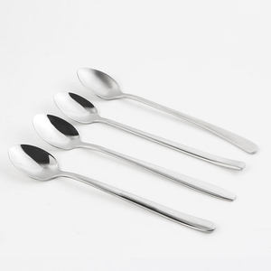 Stainless Steel Long Handle <b>Spoon</b> Set Ice Cream Tea <b>Coffee</b> Dessert Serving and Stirring Tableware - Product Image 4