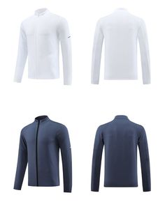 Wholesale Men Versatile <b>Jacket</b> Fitness Running Sports Top Gym <b>Workout</b> Lightweight Zip up <b>Jacket</b> With Zipper Pockets 2026 - Product Image 4