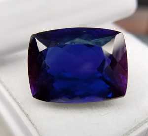 Tanzanita Azul, Corte Octogonal, Natural, Certificada por Terceros, Tamaño Libre, Piedra Preciosa Suelta, Piedra Rara para Joyería - Product Image 2