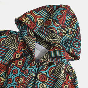 Sweat à capuche court personnalisé pour homme 100 % coton, sans cordon, coupe ample, couleur unie, 450-500 g/m² pour la saison hivernale - Product Image 6