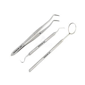 Kit d'examen dentaire et buccal, instruments en acier inoxydable jetables et réutilisables, instruments de haute qualité - Product Image 5