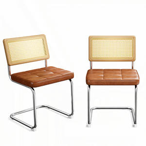 Ensemble de 2 chaises de salle à manger en rotin - Product Image 1