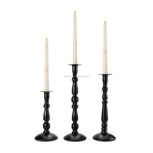 Grand bougeoir élégant en métal, pièce maîtresse, bougeoir décoratif pour événements formels, mariages, décoration de table - Product Image 1