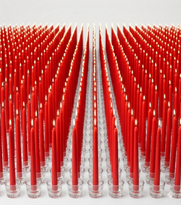 Bougies coniques en cire de paraffine trempées à la main, lot en gros pour la décoration intérieure, Noël, Pâques, événements, pour les organisateurs d'événements et les grossistes - Product Image 3