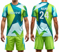 Conjunto de Uniforme de Fútbol Retro Personalizado de Manga Larga para Club, Listo para Enviar, Transpirable, de Secado Rápido, Spandex/Poliéster