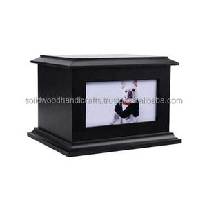 Urna Funeral de Madera Tallada a Mano para Cenizas de Mascotas Urnas Cremación de Madera para Cenizas de Gato y Perro Urnas de Recuerdo a Bajo Precio - Product Image 5