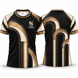 Unisex Figurbetontes Kurzarm-Polyester-T-Shirt mit Sublimationsdruck 'Stronger Yesterday Running' NAVISTA SPORTS 200g Schnelltrocknend Anti-UV - Product Image 2