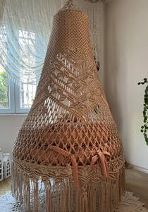 Macrame patio double swing,Patio swing,Macrame swing,Macrame <b>hanging</b> swing,Macrame - Product Image 2