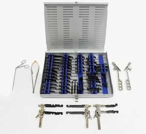 Salaar Industry BS30-5782 TL Sistema de Acceso Cervical Anterior Cónico, Juego de Cuchillas de Acero Inoxidable, Estuche de Almacenamiento, Premium para Columna Vertebral - Product Image 1