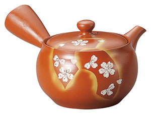 Tetera de Cerámica con Diseño de Flor de Sakura, Estilo Japonés, Asa Lateral, Kyusu Ecológica para Té Verde, Hecha en Japón por TOKONAME - Product Image 3