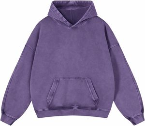 Sudadera con Capucha Oversize para Mujer, Color Sólido, Algodón French Terry, Diseño con Bolsillos, Estilo Casual para Otoño, Superventas 2026 - Product Image 6