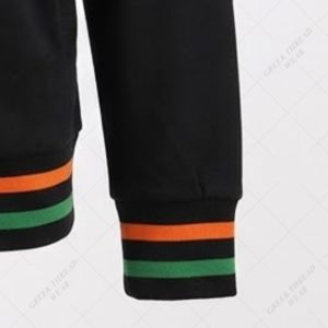 Cardigan d'hiver personnalisé de l'Université FAMU de Floride, vert et jaune, pour homme, col en V, anti-plis, boutonné, épais, manches longues - Product Image 4