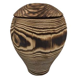 Urne funéraire en bois faite à la main, bois naturel poli, urne commémorative personnalisée, urne funéraire pour cendres d'adultes - Product Image 4