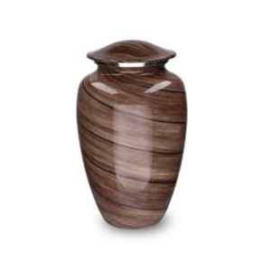 Urna Funeraria de Latón Negro y Dorado Ecológica Hecha a Mano de Alta Calidad para Cenizas Humanas Adultas, Capacidad de 200 Pulgadas Cúbicas, Elegante para Funeral - Product Image 6