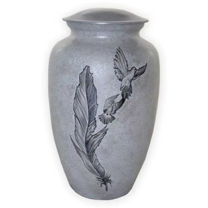 Human Ashes Hot Sell Wholesale Aluminum Colored Cremation Urn Memorial Cremation Funeral Urns Supplies From India - Product Image 5
