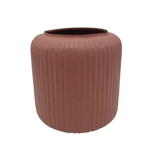 Florero de Metal de hierro decorativo para el hogar de último diseño acabado de Color de textura amarilla para decoración del hogar hecho a mano - Product Image 5