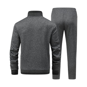Ensemble de survêtement pour homme, polyester, fermeture éclair, respirant, léger, pour jogging, sport, gym, tenue décontractée - Product Image 3
