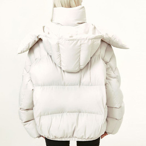 Chaqueta Acolchada Transpirable y Ecológica para Mujer, Invierno, Colores y Diseños Personalizables, Corta, Estilo Puffy, Cortavientos, Secado Rápido - Product Image 4