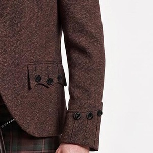 Veste traditionnelle écossaise Argyle pour homme, tenue formelle des Highlands, veste en tweed, design personnalisé, prix d'usine - Product Image 4
