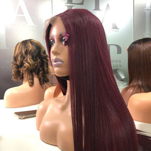 วิกผมมนุษย์สีเบอร์กันดี - Product Image 3