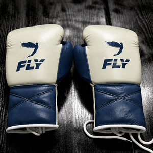 Gants de boxe FLY à lacets avec fermeture au poignet, en cuir véritable, poignées de maintien de qualité supérieure, équipement de boxe personnalisé unisexe - Product Image 5