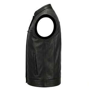 Custom Casual Canvas <b>Leather</b> Motorcycle Vest Men Club-Style Biker Sleeveless <b>Jacket</b> Heated Waterproof Windproof Winter - Product Image 6