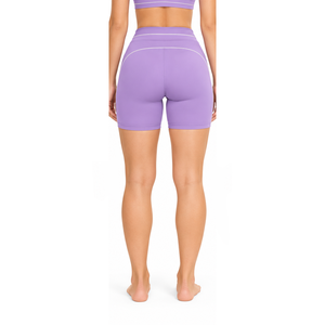 Pantalones Cortos de Ciclismo para Mujer, Ligeros, Transpirables, Ecológicos, Bordados, de Cintura Alta, para Gimnasio, Running, Entrenamiento y Ciclismo - Product Image 2