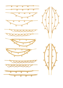 LISA JEWELLERS Tobillera Payel de oro macizo de 22 quilates para mujer |   Diseño Tradicional Indio |   Hecho a Mano |   Ropa de Uso Diario |   916 HALLMARK - Product Image 2