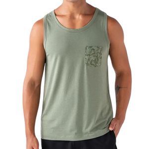 Camiseta sin mangas de algodón premium personalizada al por mayor para hombre, chaleco informal con bolsillo, transpirable, para verano, playa, gimnasio, ropa deportiva - Product Image 1