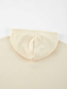 Sweat-shirt à capuche unisexe Y2K avec motif étoile sur le devant, style streetwear oversize, hip-hop, en coton épais, logo personnalisé, vente en gros - Product Image 3