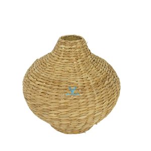 <b>Top</b> Quality Seagrass Water Hyacinth Flower Vase Woven Decorative Home Decor Supplier - Product Image 6